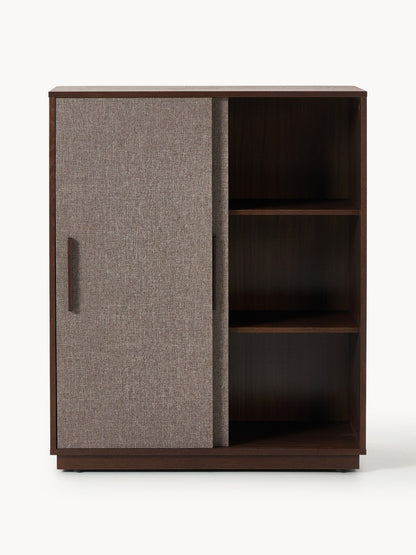 Holz-Highboard Wisp mit gepolsteter Front
