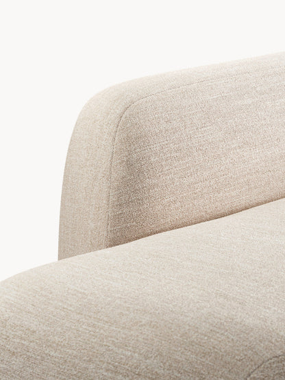 Modulares Bouclé-Ecksofa Wolke (4-Sitzer) mit Chaiselongue