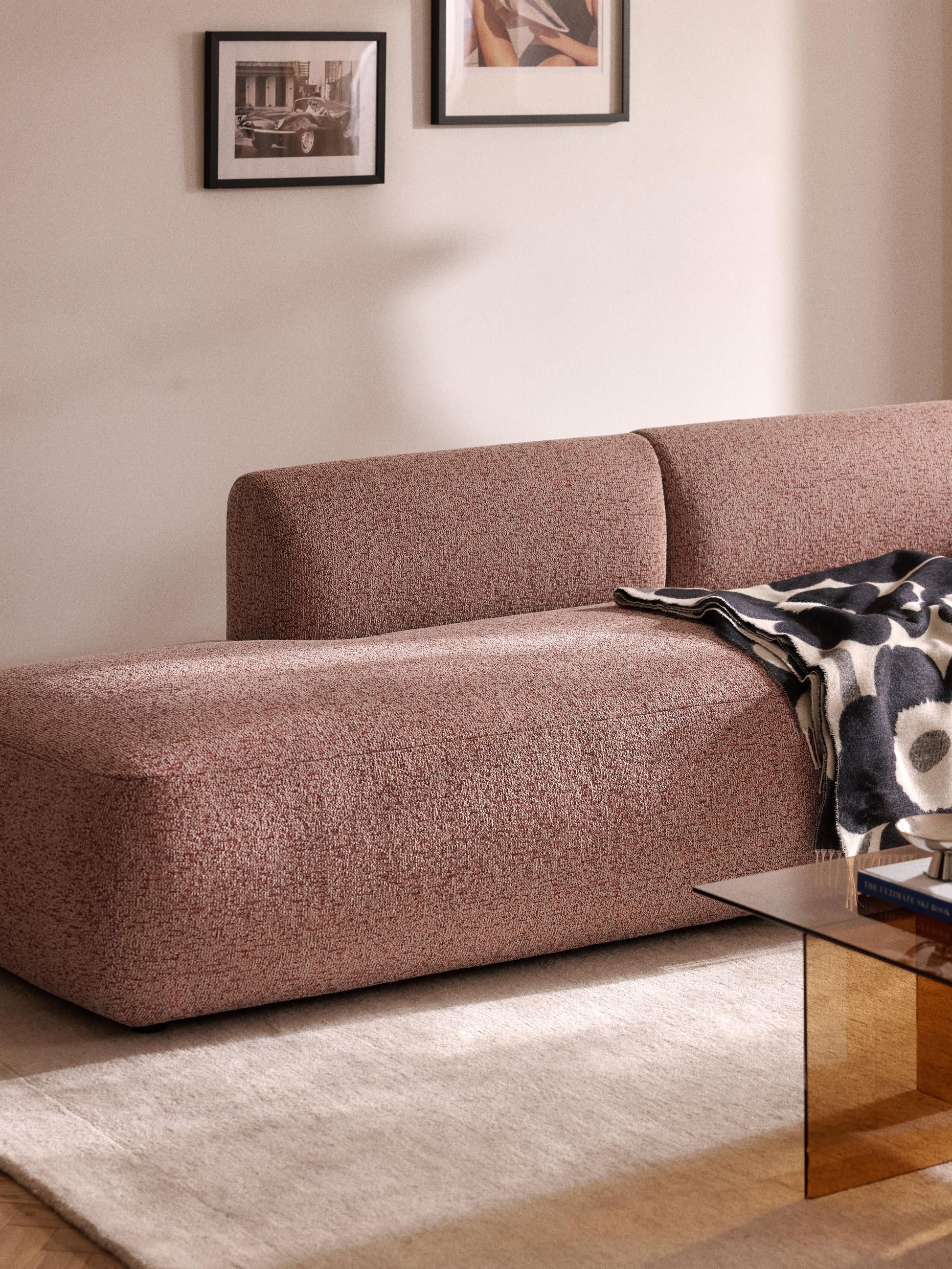 Bouclé-Chaise-Modul Sofia