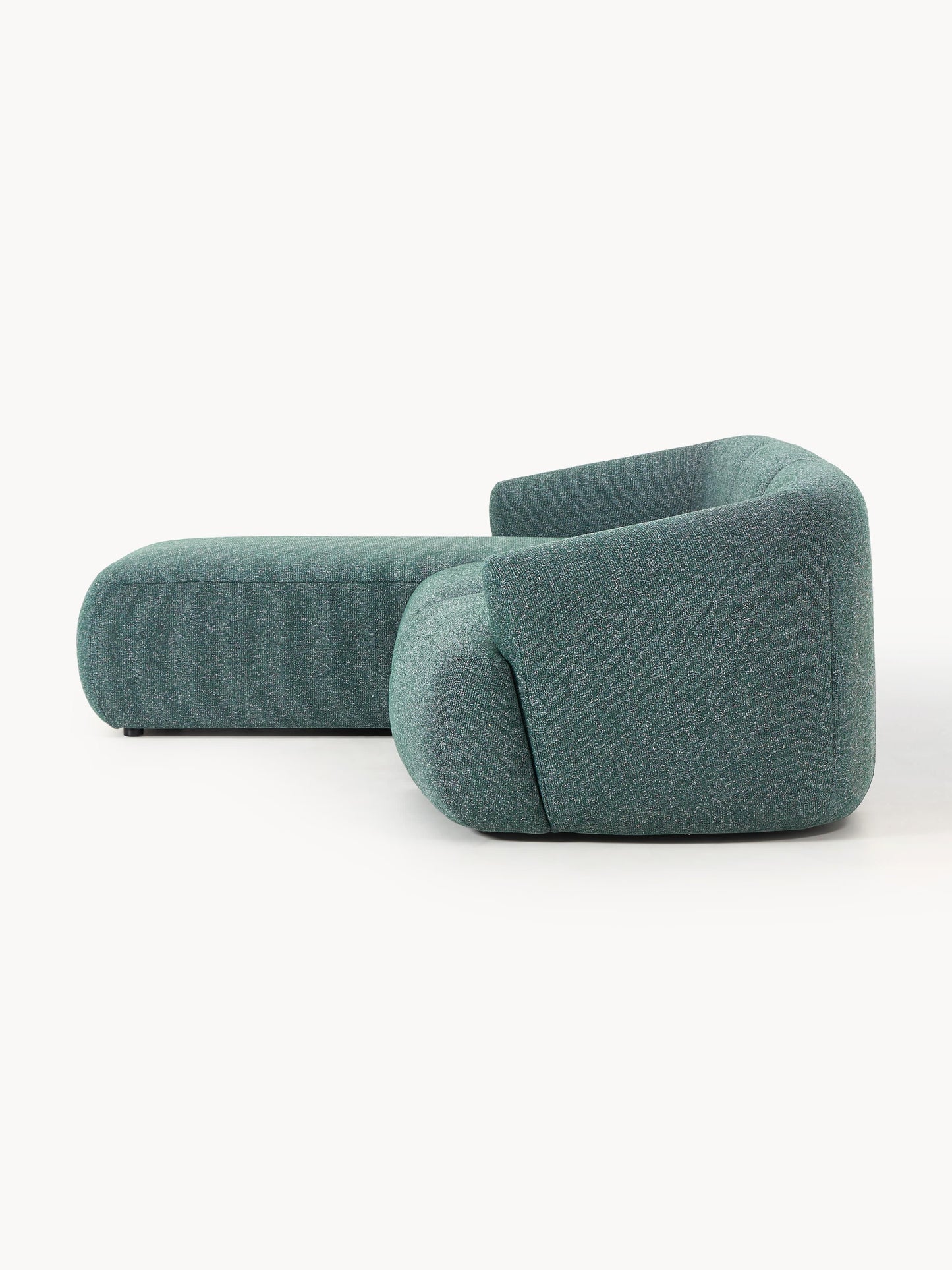 Modulares Bouclé-Ecksofa Sofia (3-Sitzer)