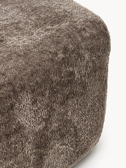 Großer Sofa-Hocker Wolke aus Teddy-Bouclé
