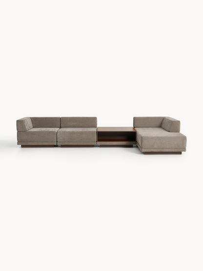 Modulares Ecksofa Colin (4-Sitzer) mit Couchtisch