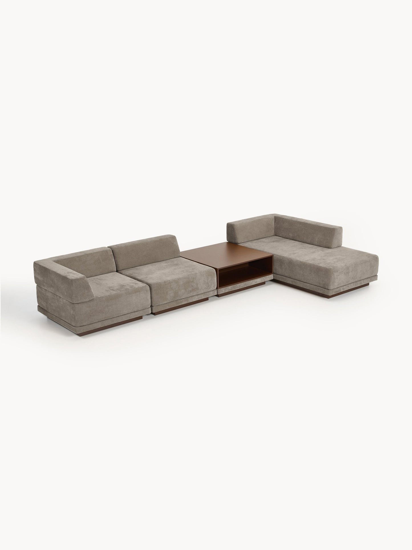 Galeriebild 1 - Modulares Ecksofa Colin (4-Sitzer) mit Couchtisch