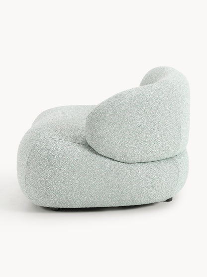 Bouclé-Loungesessel Alba
