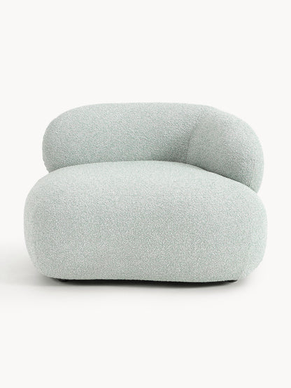 Bouclé-Loungesessel Alba