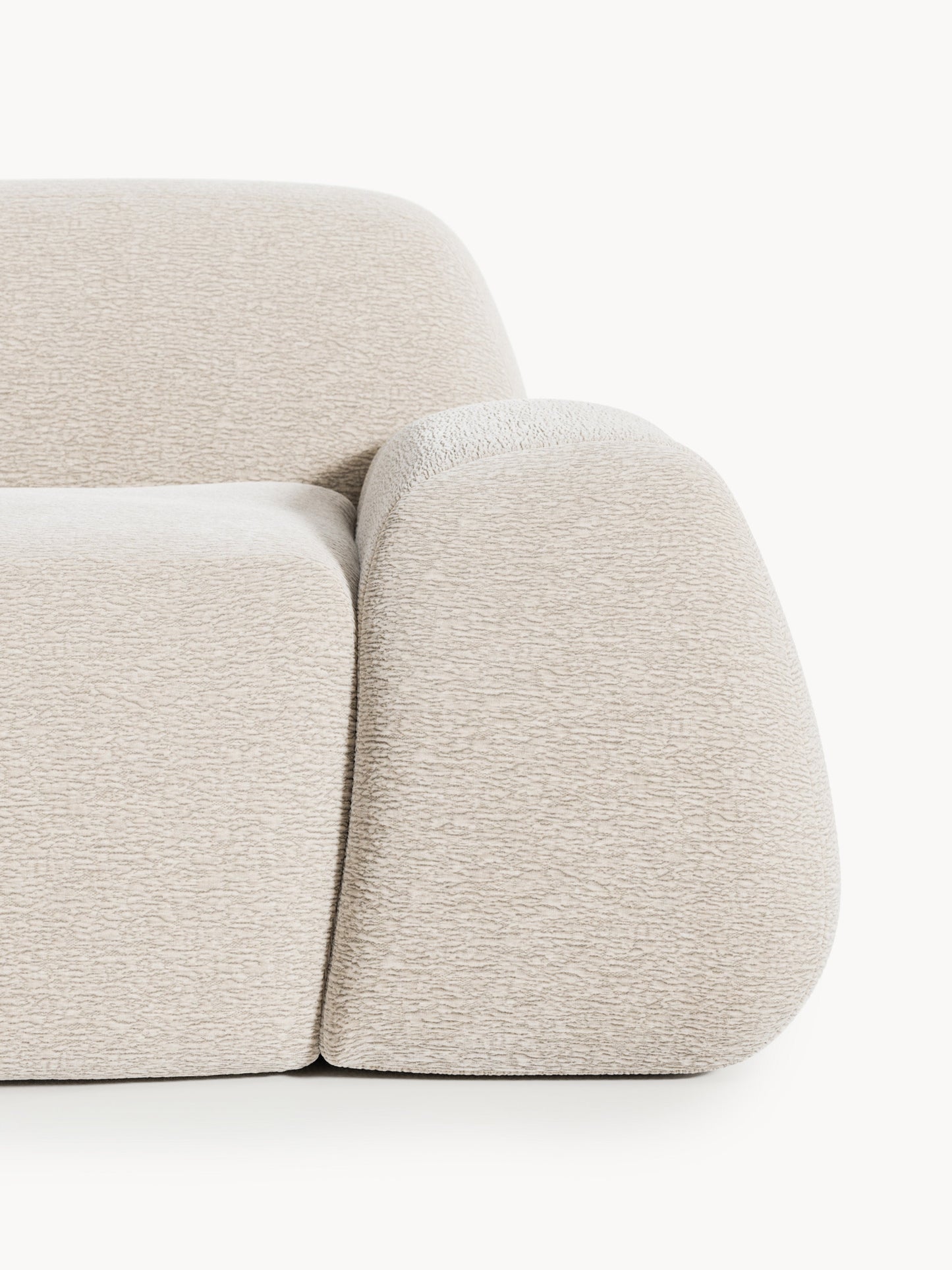 Modulares XL-Ecksofa Wolke mit Chaiselongue