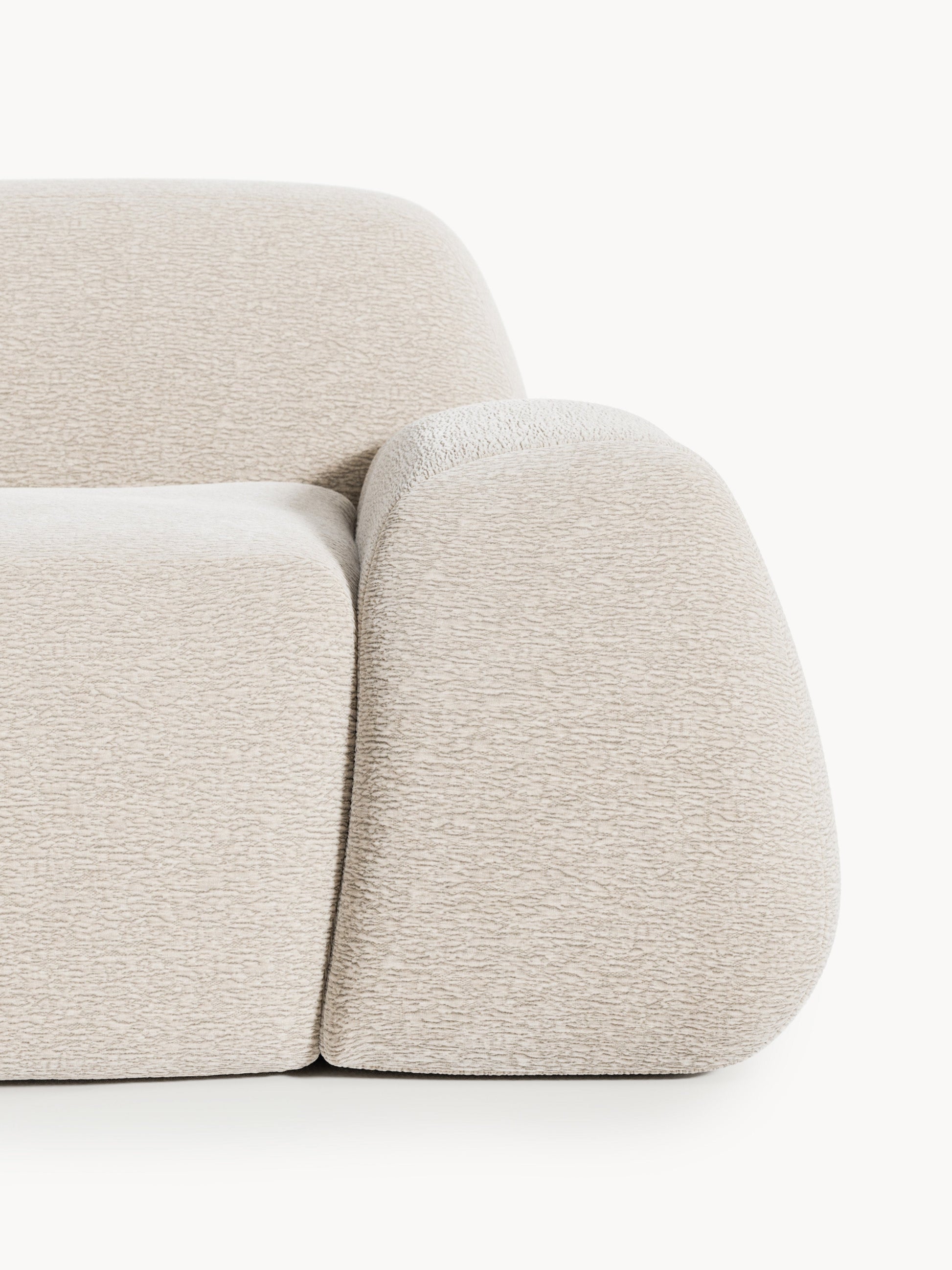 Modulares XL-Ecksofa Wolke mit Chaiselongue