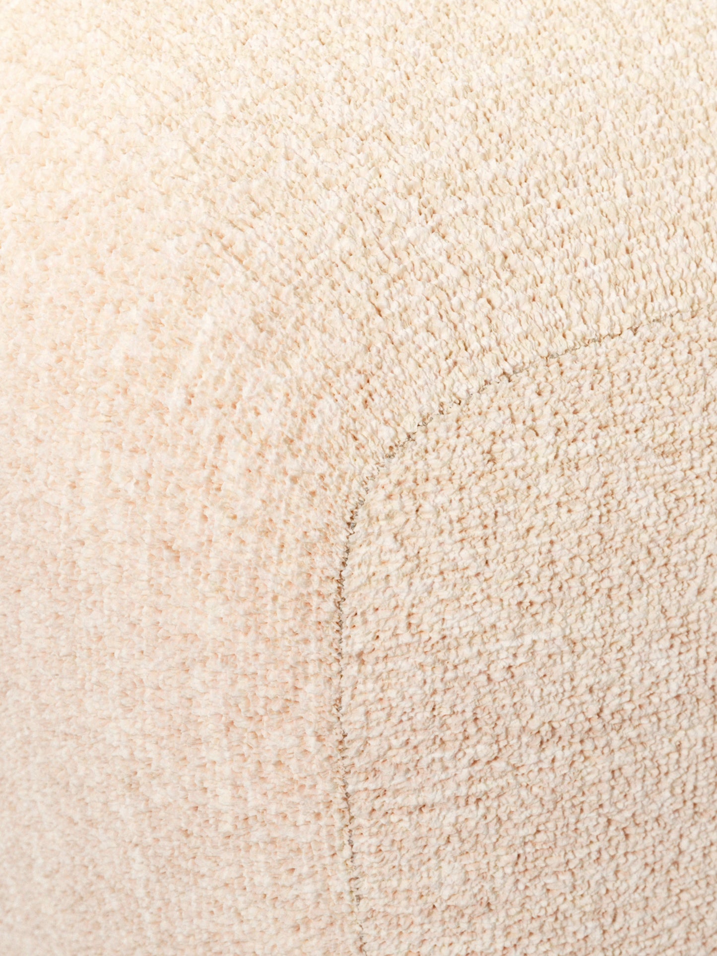 Hoher Bouclé-Sofa-Hocker Wolke
