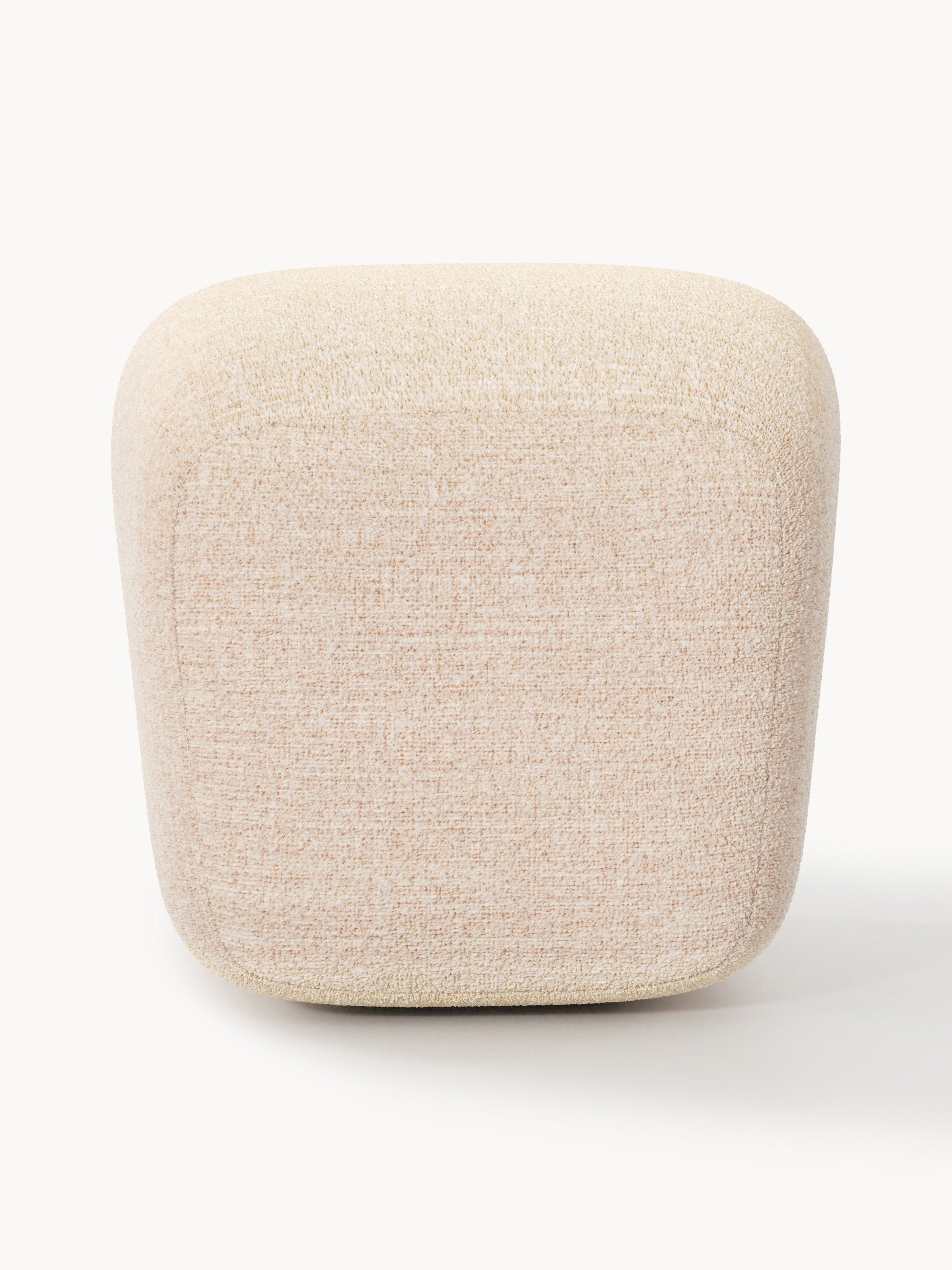 Hoher Bouclé-Sofa-Hocker Wolke