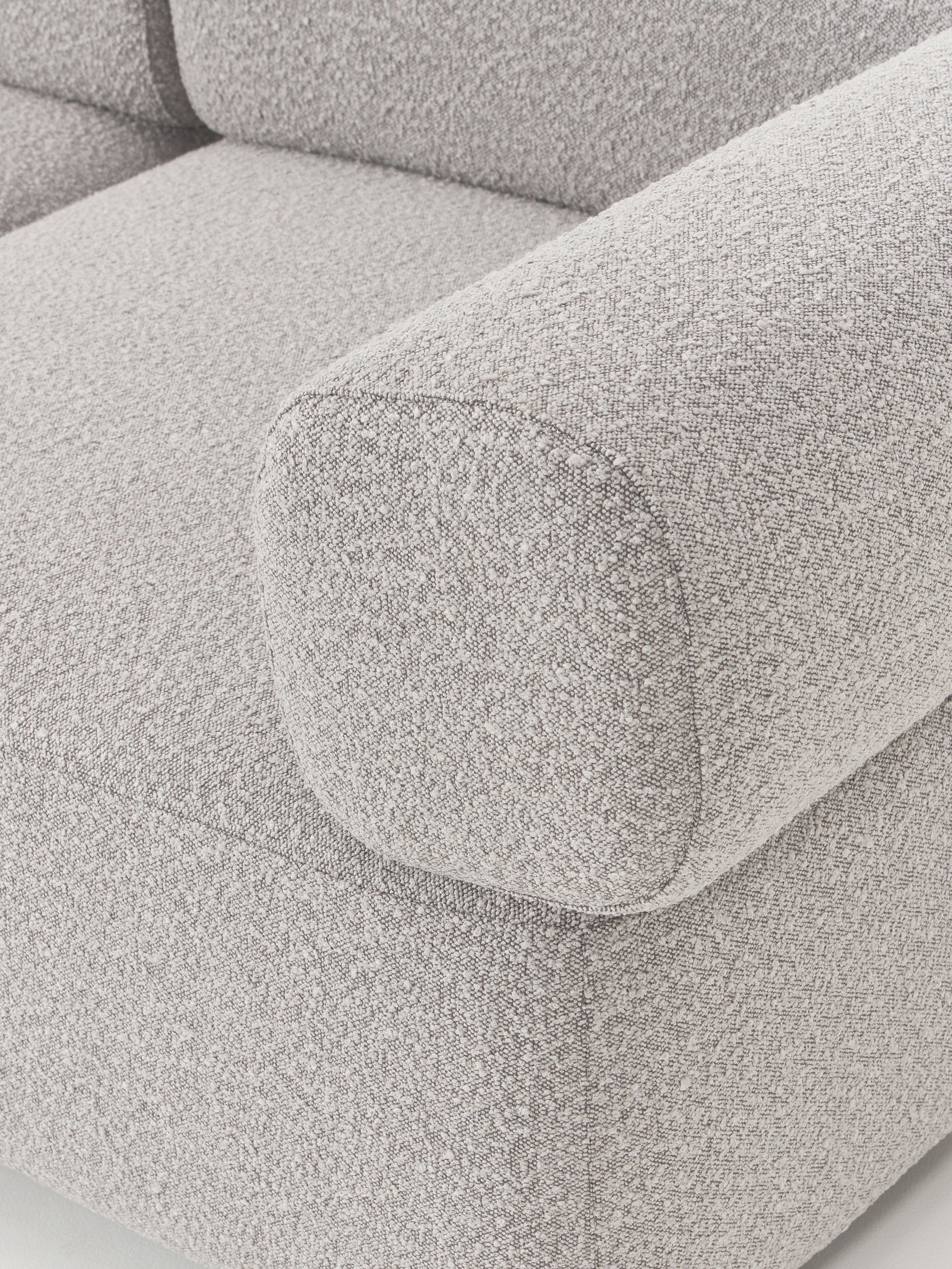 Modulares Bouclé-Sofa Anton (4-Sitzer)