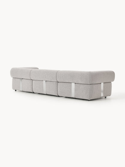 Modulares Bouclé-Sofa Anton (4-Sitzer)
