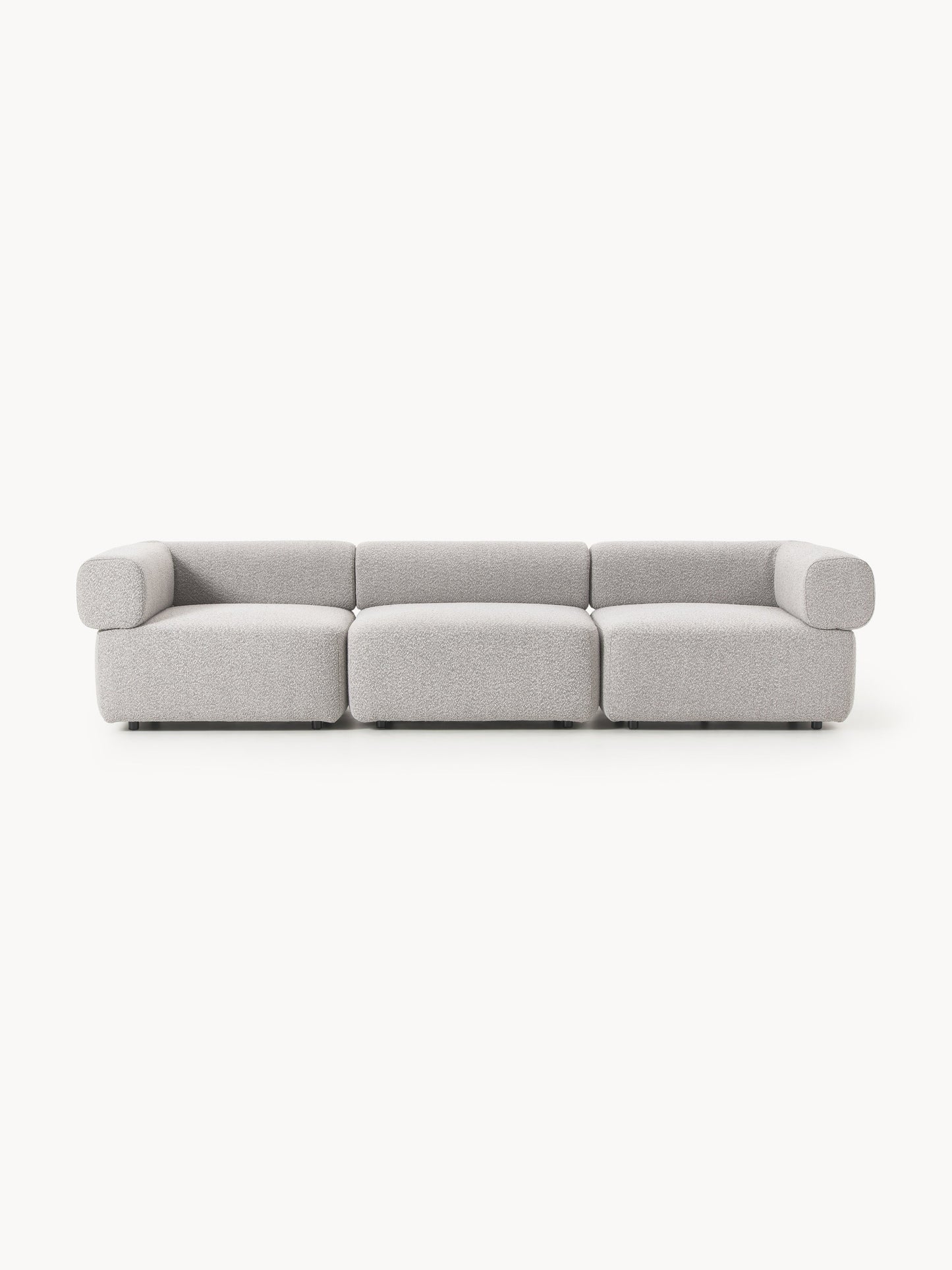 Galeriebild 1 - Modulares Bouclé-Sofa Anton (4-Sitzer)