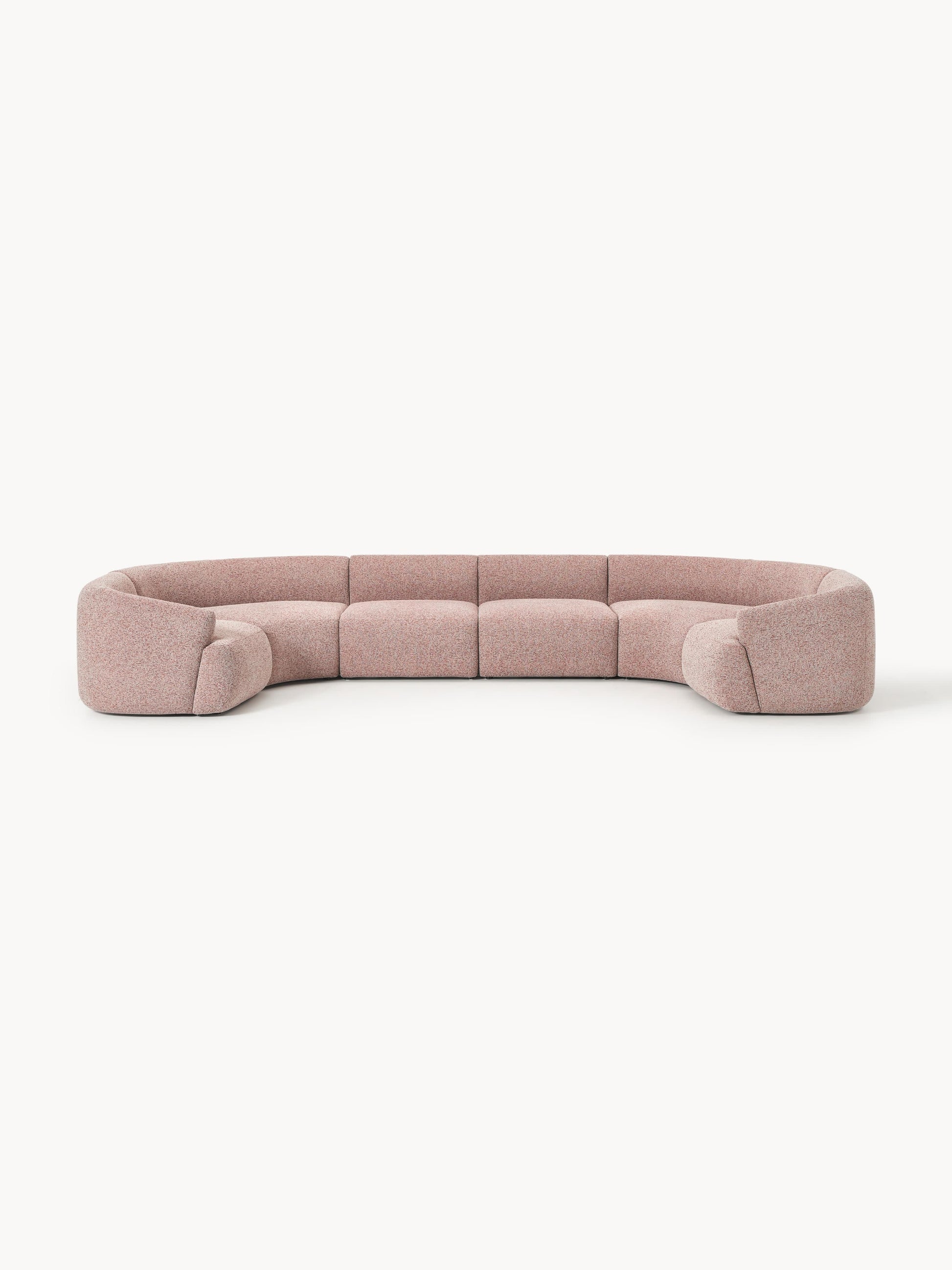 Modulares Bouclé-XL-Sofa Sofia