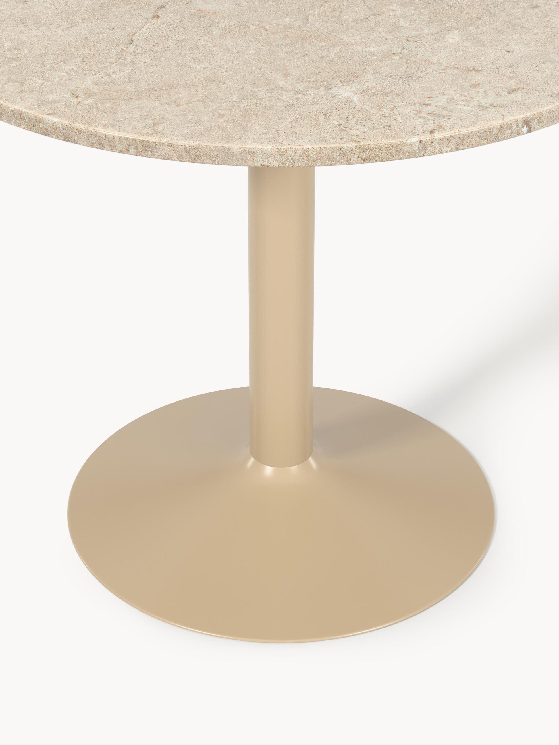 Runder Marmor-Esstisch Miley, Ø 90 cm