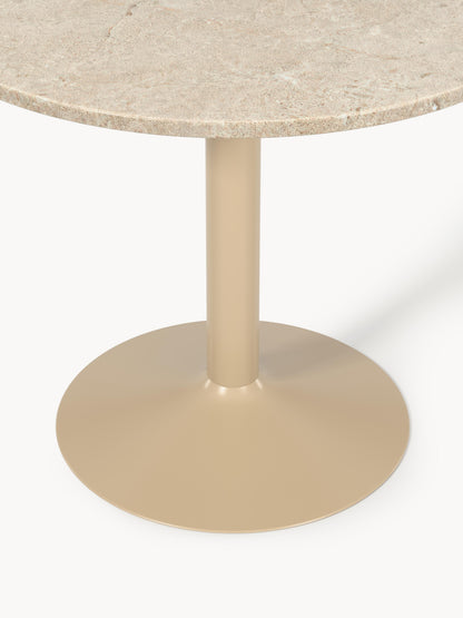 Runder Marmor-Esstisch Miley, Ø 90 cm