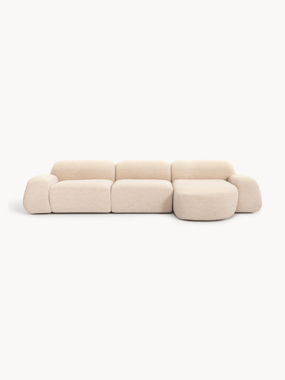 Galeriebild 1 - Modulares Bouclé-Ecksofa Wolke (4-Sitzer)