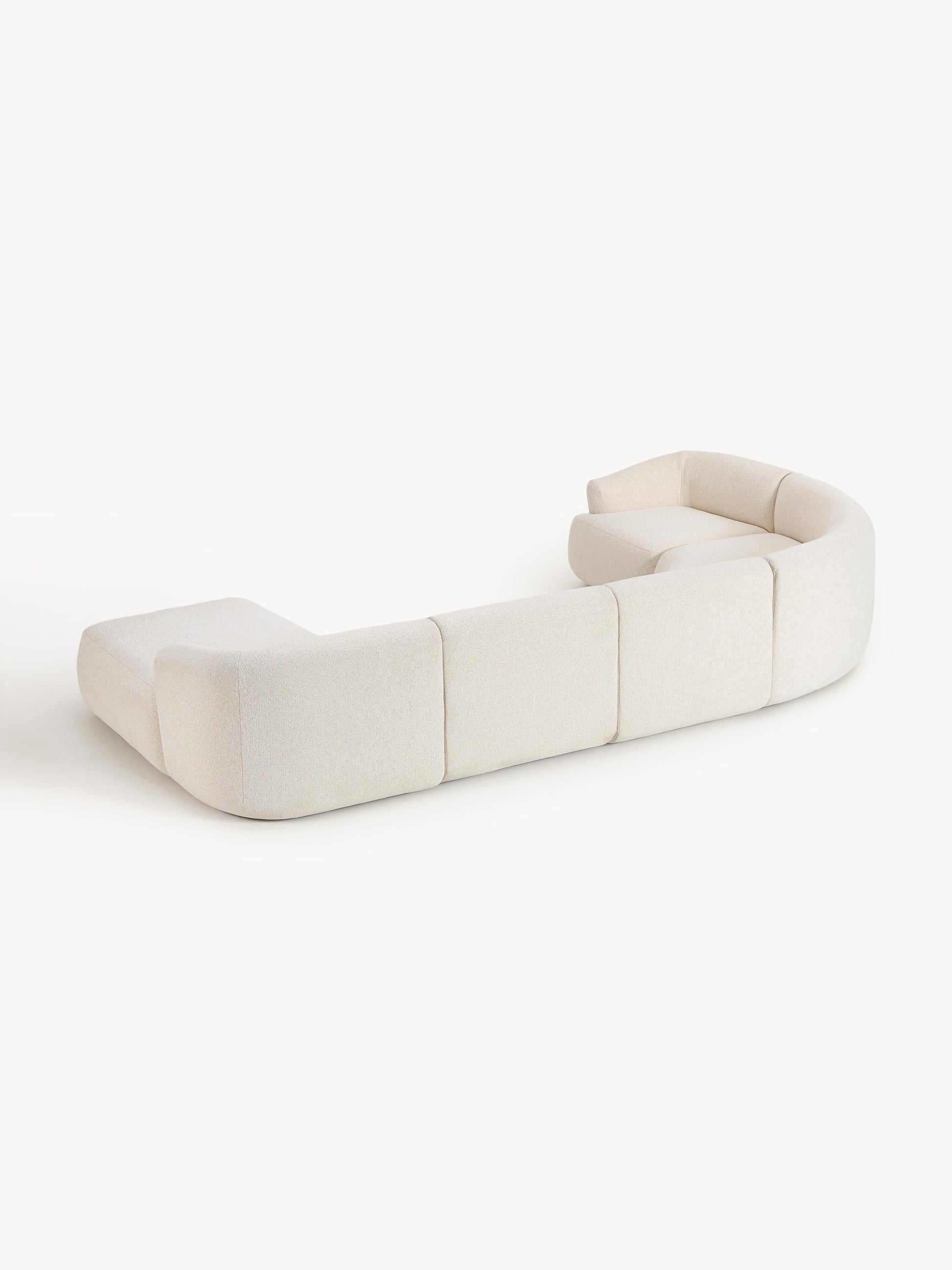 Modulares Bouclé-XL-Sofa Sofia