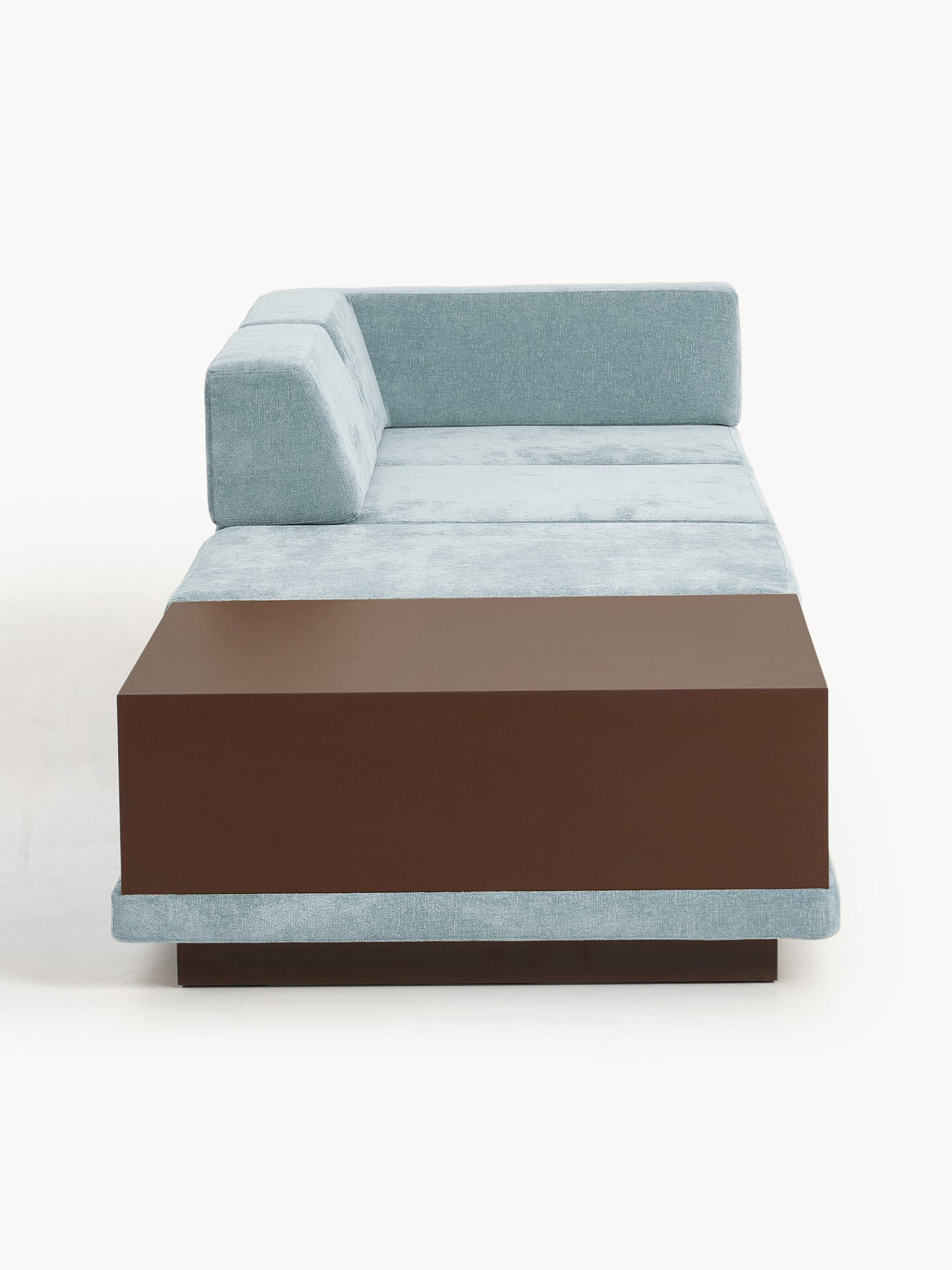 Modulares Sofa Colin (4-Sitzer) mit Couchtisch & Ottomane