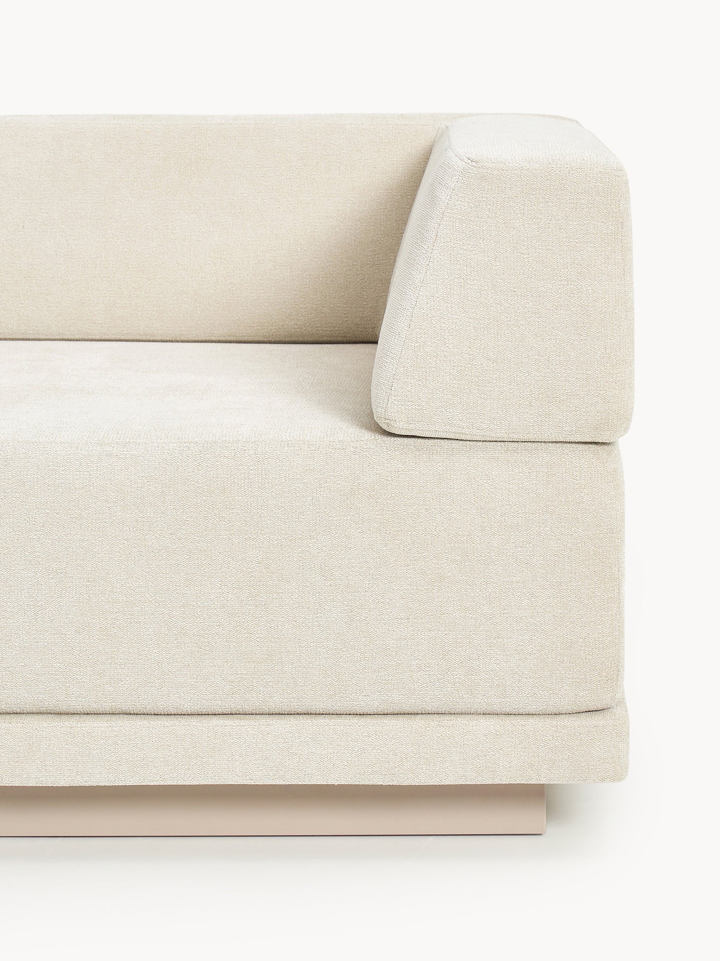 Modulares Sofa Colin (4-Sitzer) mit Couchtisch & Ottomane