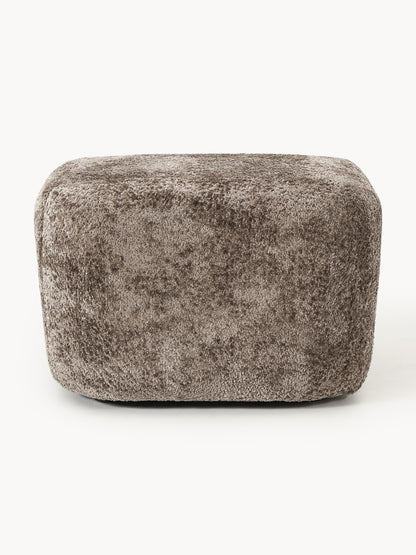 Sofa-Hocker Wolke aus Teddy-Bouclé