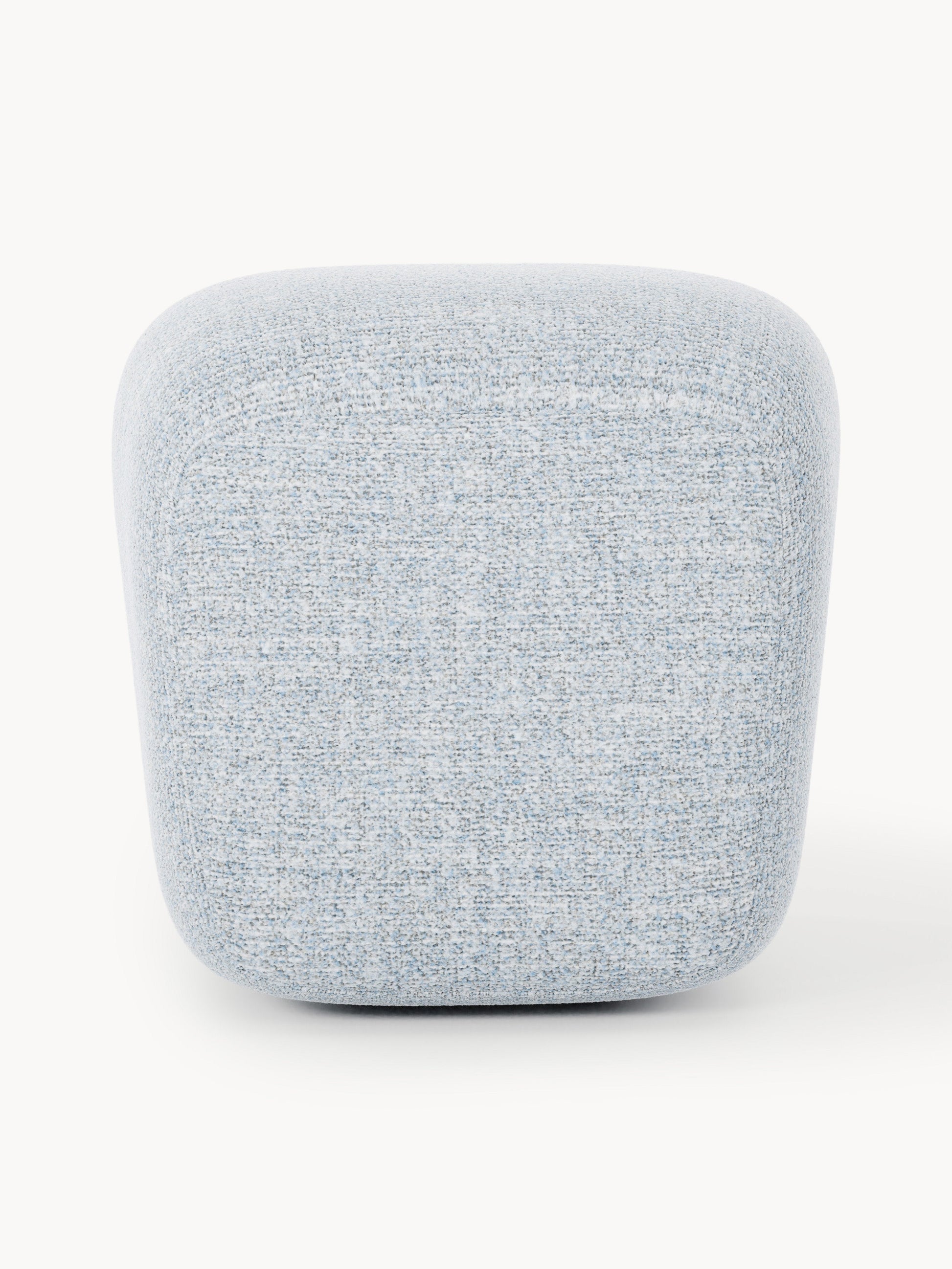 Hoher Bouclé-Sofa-Hocker Wolke