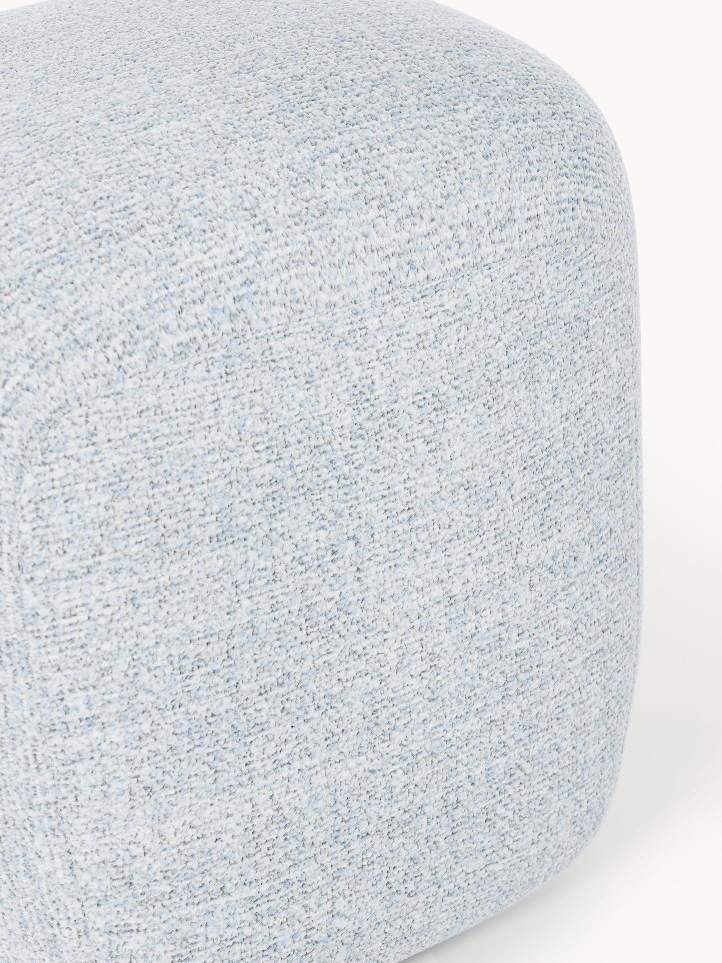 Hoher Bouclé-Sofa-Hocker Wolke