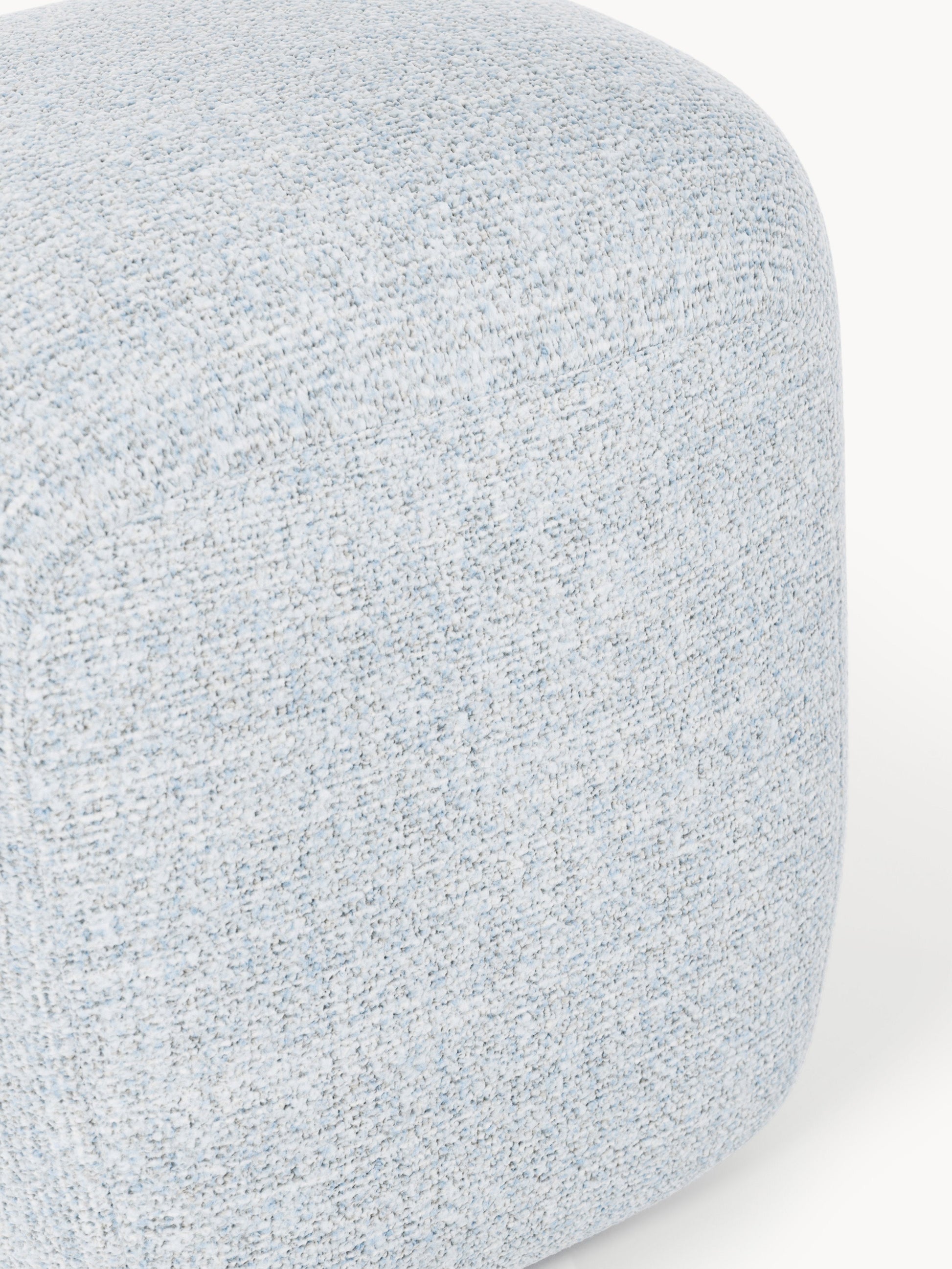 Hoher Bouclé-Sofa-Hocker Wolke