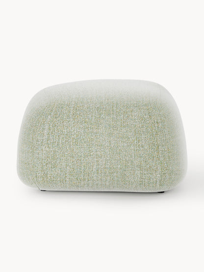 Ovaler Bouclé-Sofa-Hocker Wolke