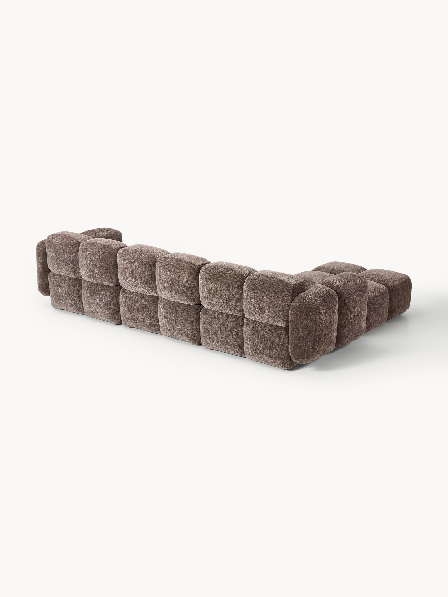 Modulares Sofa Tayla (4-Sitzer) mit Hocker (links/rechts)
