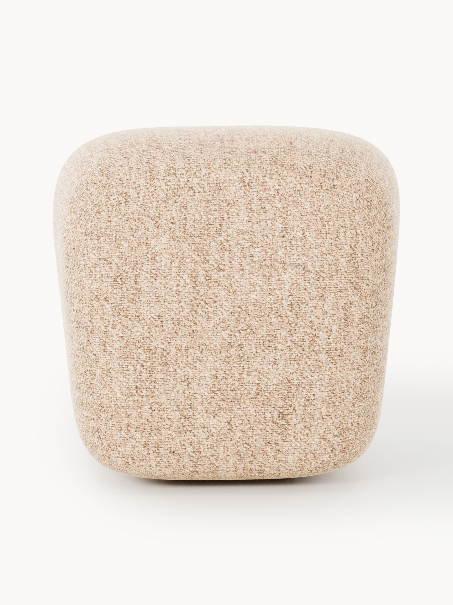Hoher Bouclé-Sofa-Hocker Wolke