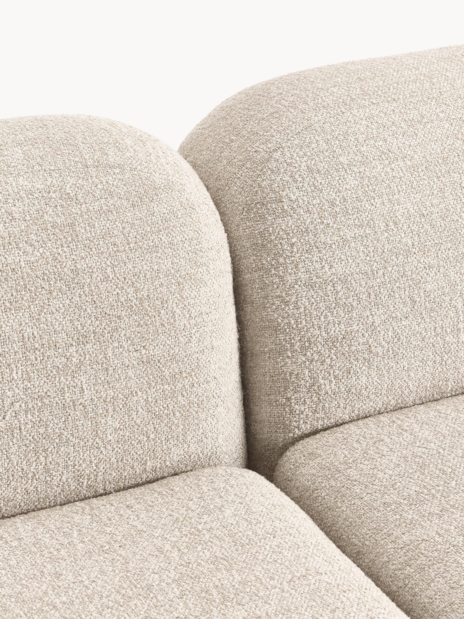 Modulares Bouclé-Ecksofa Wolke (4-Sitzer)