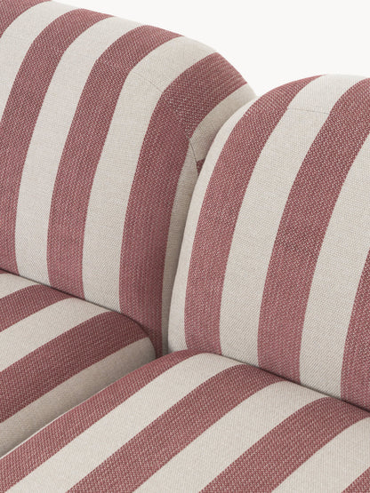 Modulares Gestreiftes Sofa Wolke (4-Sitzer)