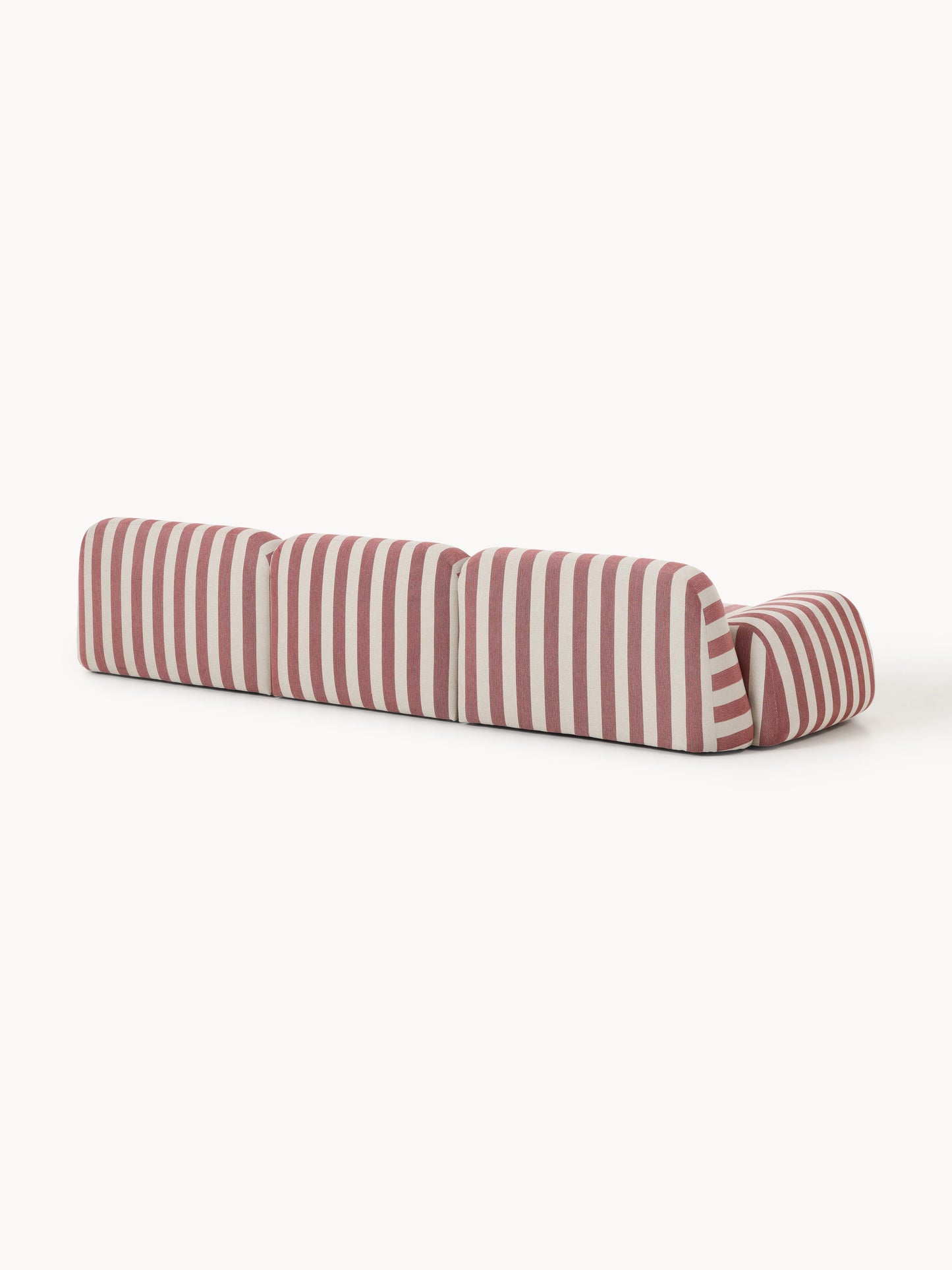 Modulares Gestreiftes Sofa Wolke (4-Sitzer)