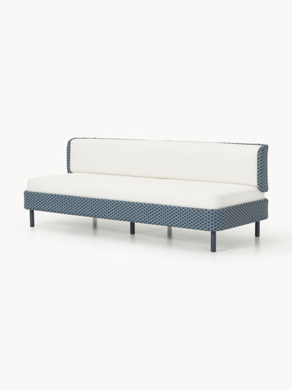Modulares Garten-Sofa Hani (3-Sitzer) mit Schutzhülle