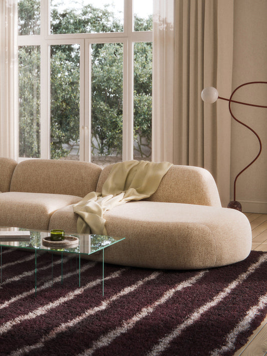 Bouclé-Chaise-Modul Wolke