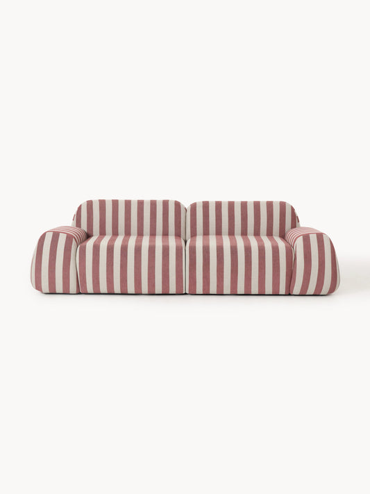 Galeriebild 1 - Modulares Gestreiftes Sofa Wolke (3-Sitzer)
