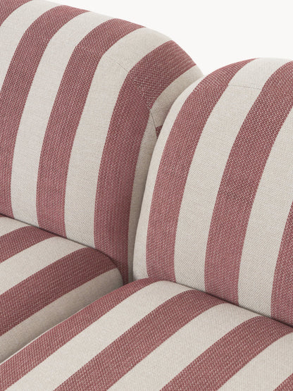 Modulares Gestreiftes Sofa Wolke (3-Sitzer)