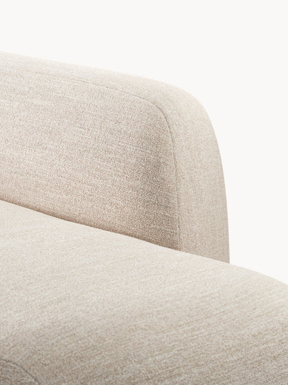 Modulares Bouclé-XL-Ecksofa Wolke mit Chaiselongue