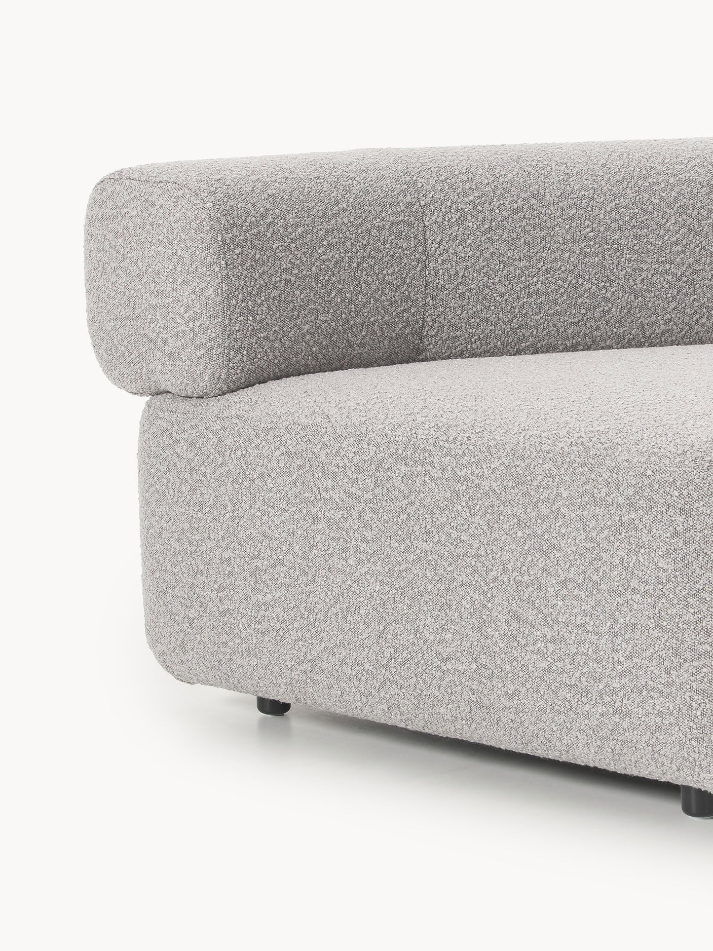 Rundes Bouclé-Eckmodul Anton
