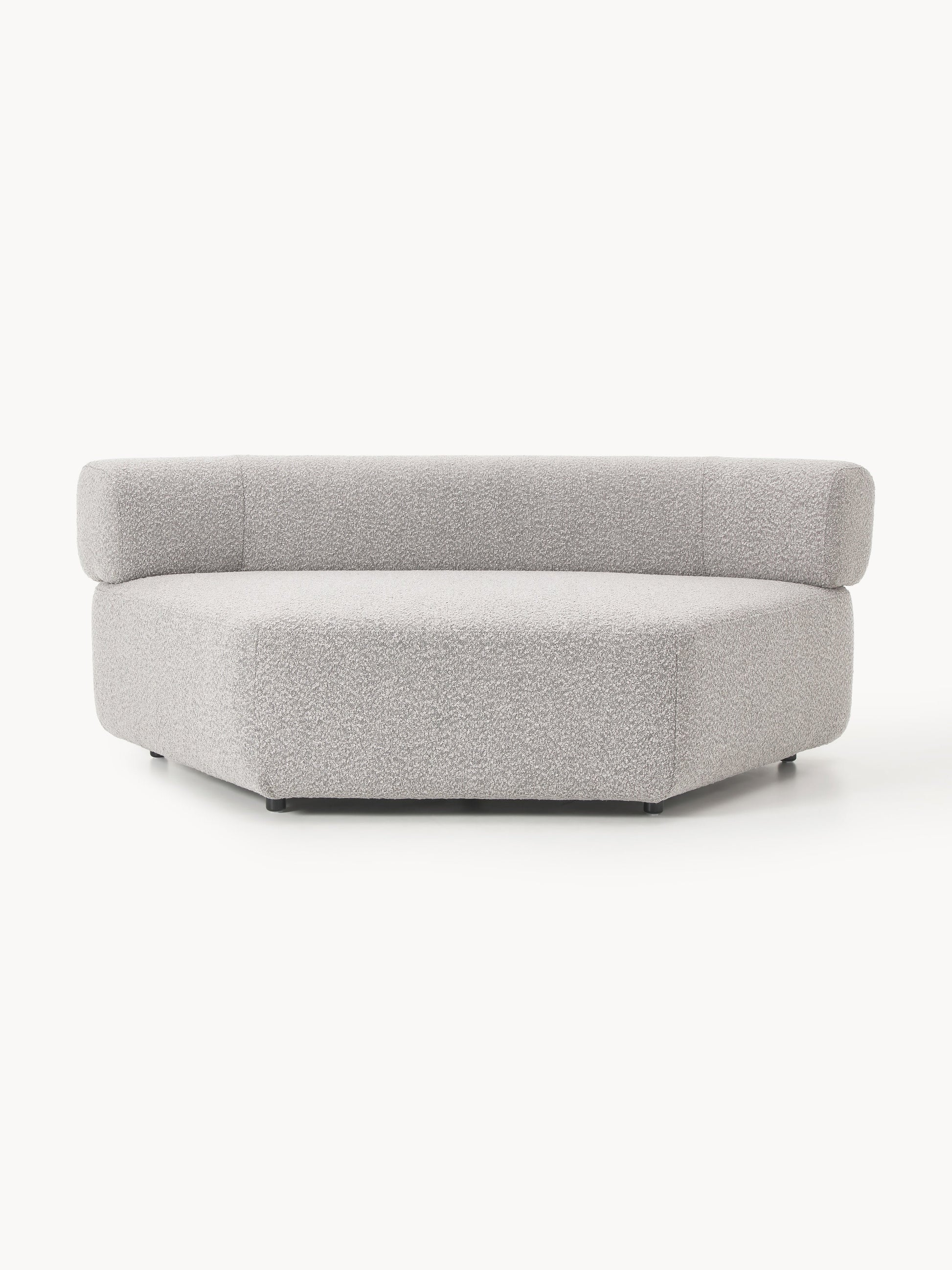 Galeriebild 1 - Rundes Bouclé-Eckmodul Anton