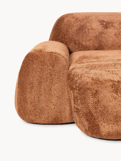 XL Loungesessel Wolke aus Teddy-Bouclé