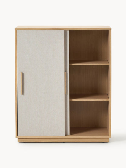 Holz-Highboard Wisp mit gepolsteter Front