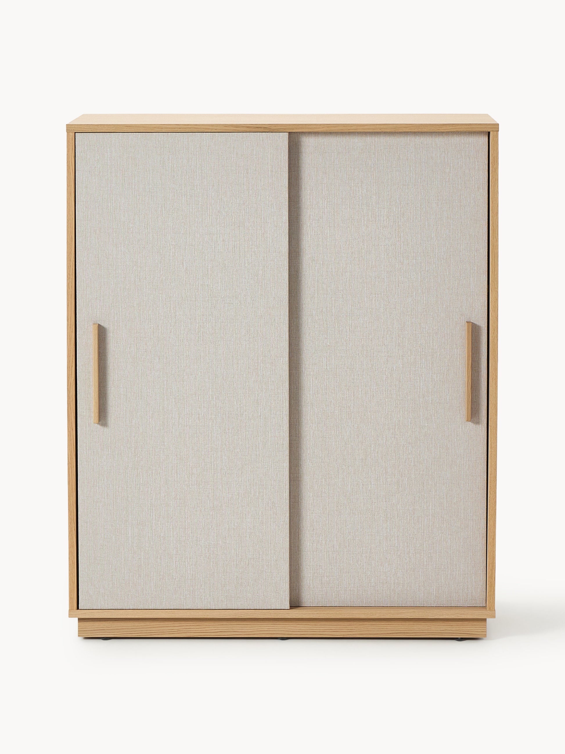 Holz-Highboard Wisp mit gepolsteter Front