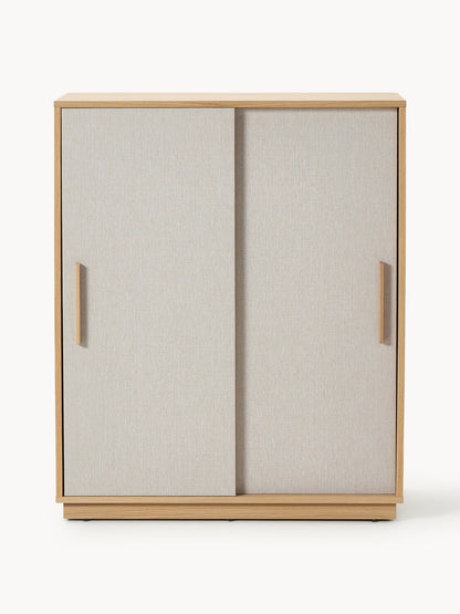 Holz-Highboard Wisp mit gepolsteter Front