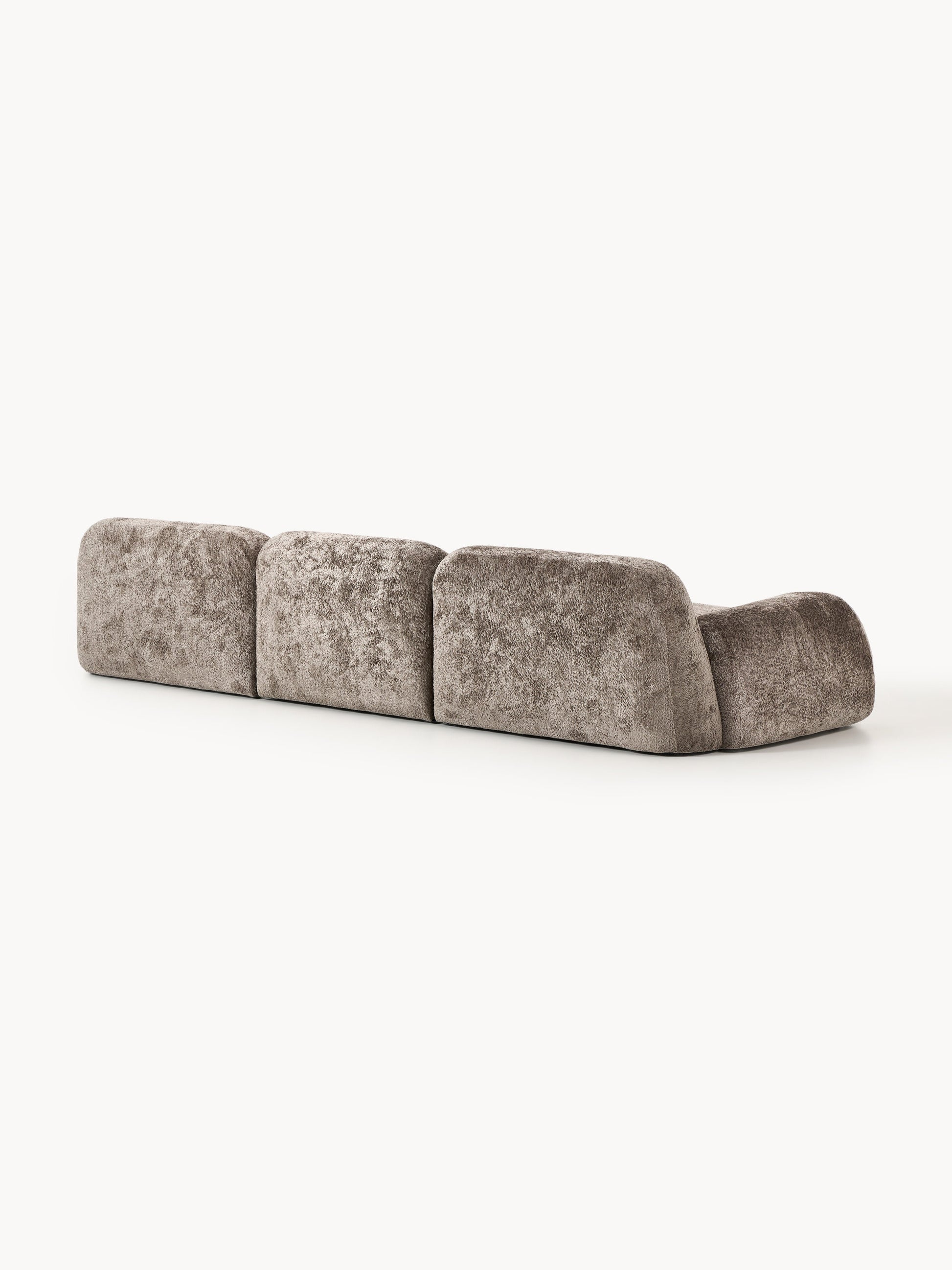 Modulares Teddy-Bouclé-Sofa Wolke (4-Sitzer)