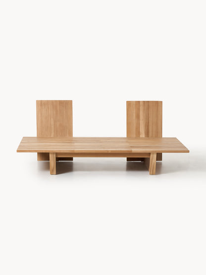 Garten-Sofa Eiko (2-Sitzer) aus Teakholz