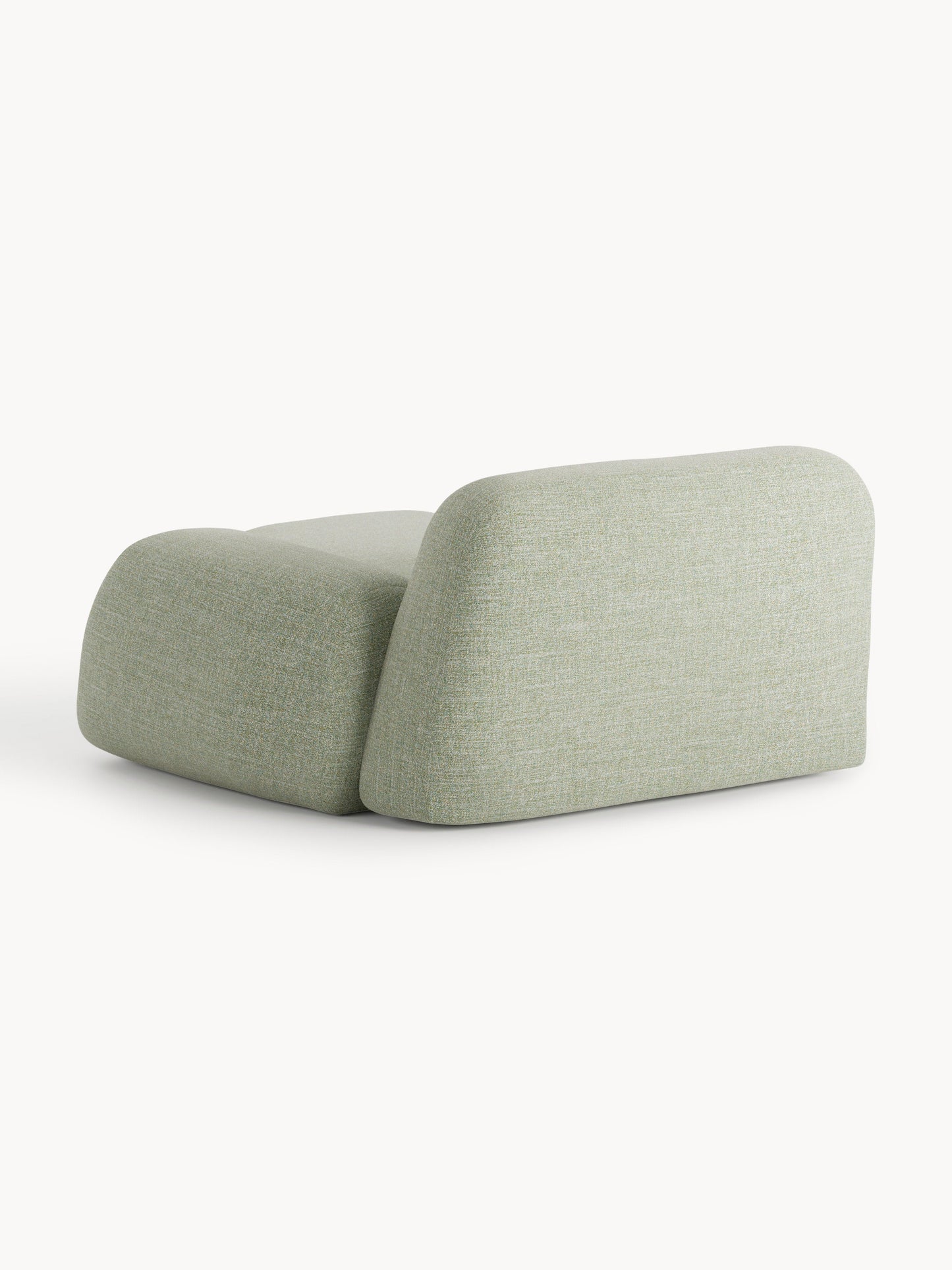 Bouclé-Chaise-Eckmodul Wolke