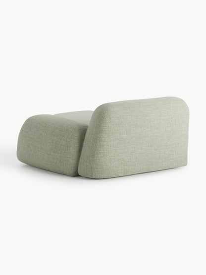 Bouclé-Chaise-Eckmodul Wolke