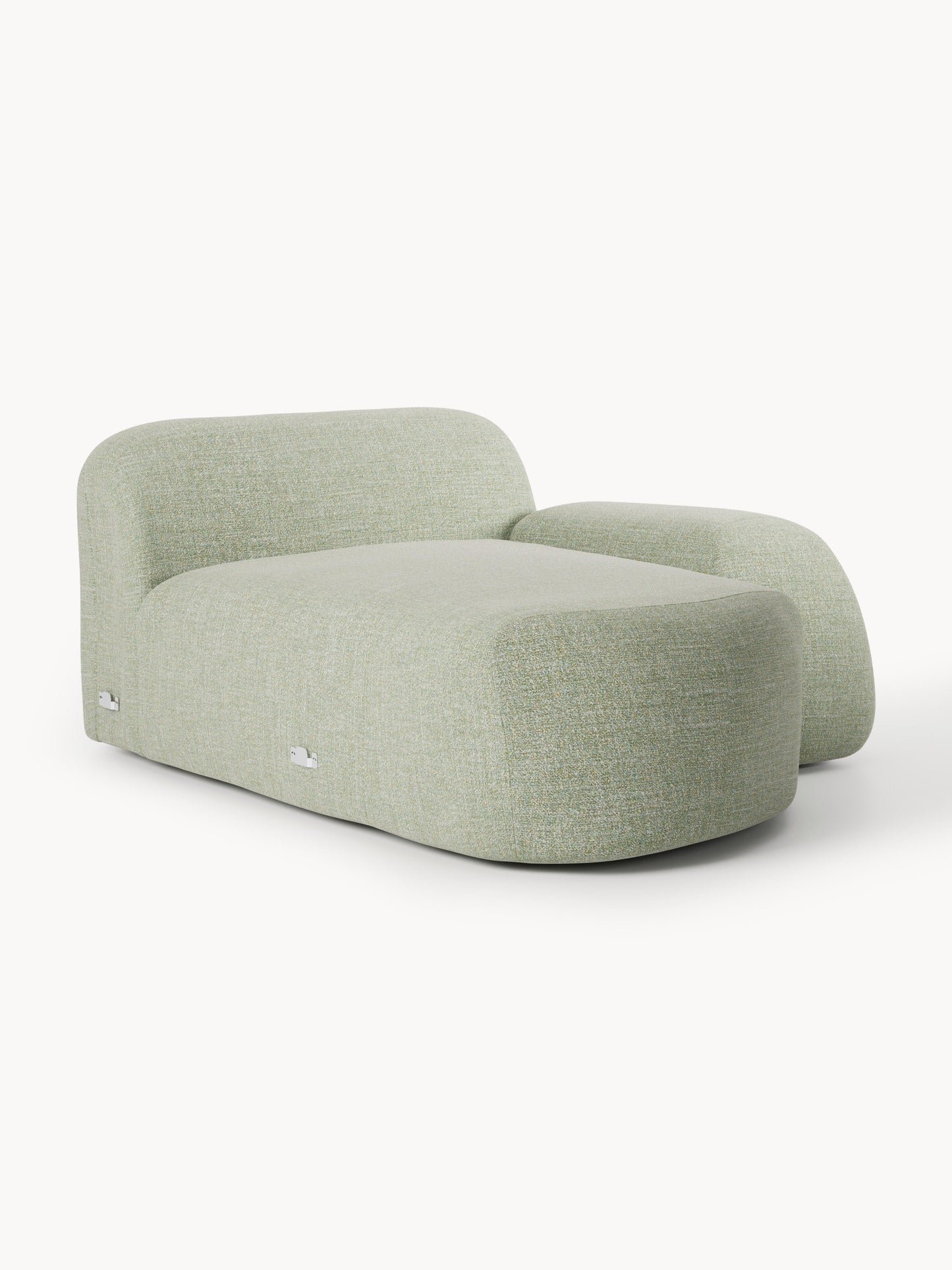 Bouclé-Chaise-Eckmodul Wolke