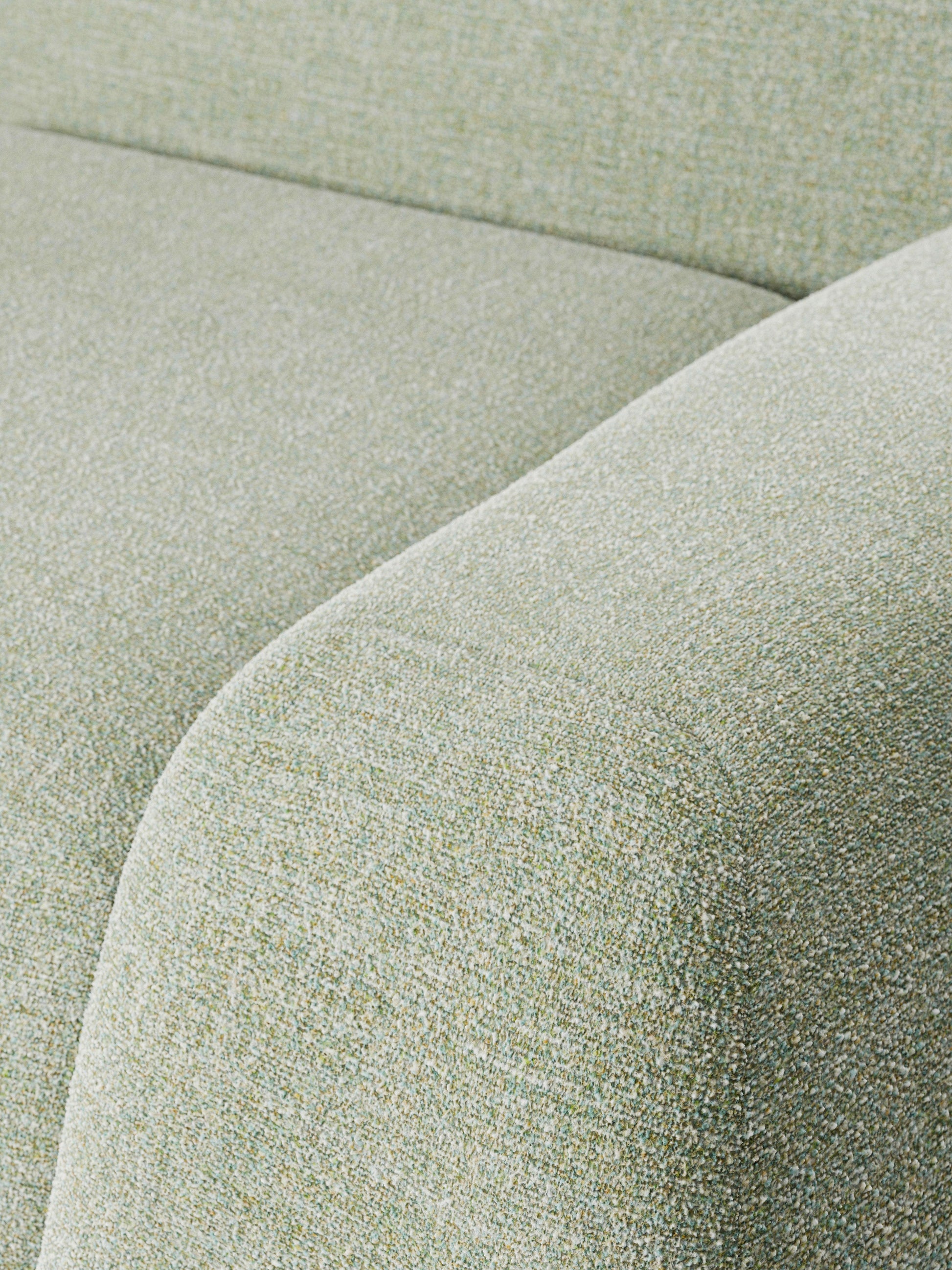 Modulares Bouclé-Ecksofa Wolke (4-Sitzer)